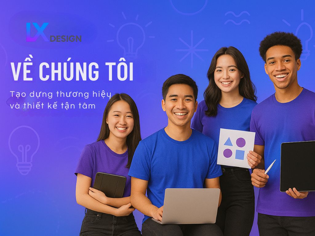 Marketing team working together